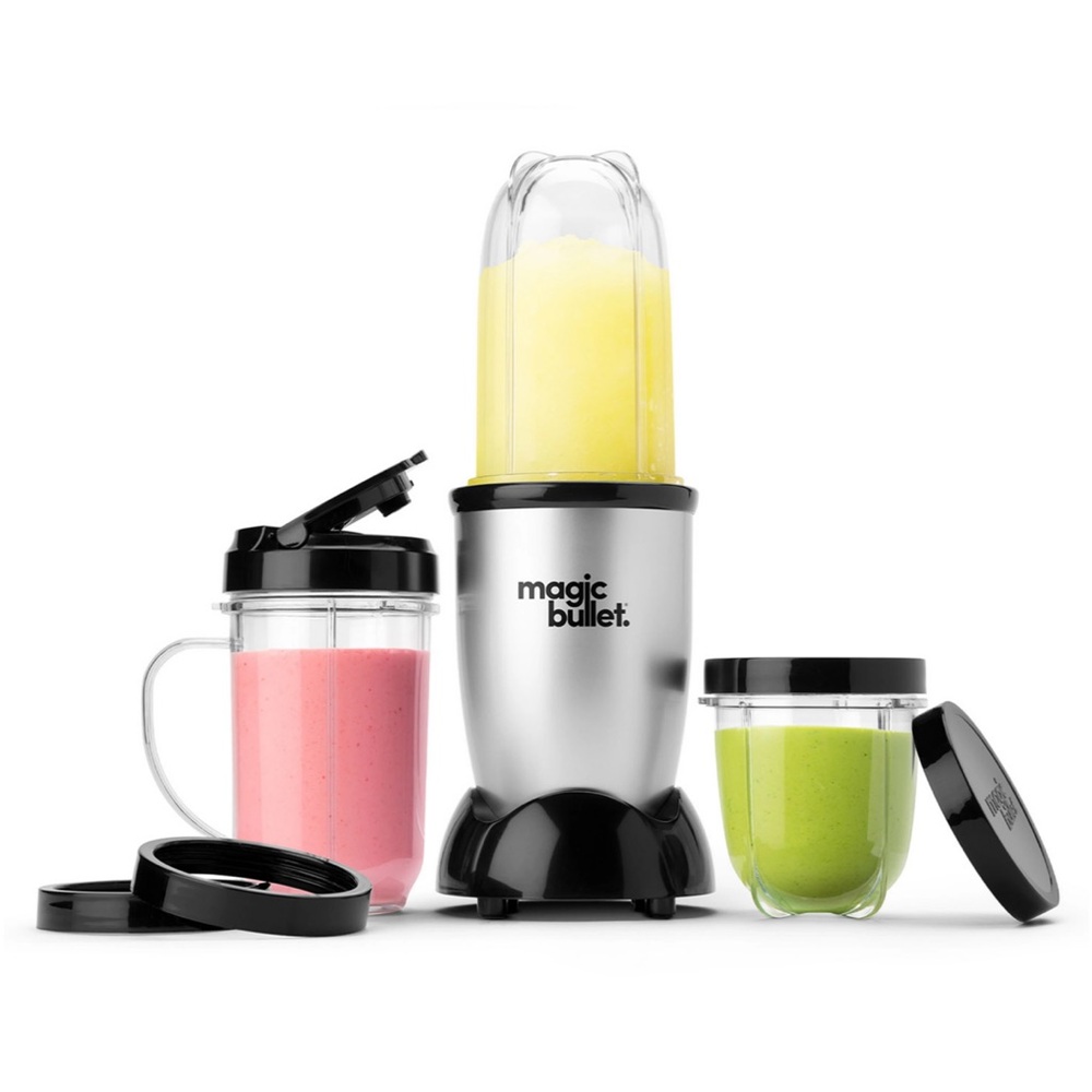 Party Blender Set - Silver and Black. Magic bullet.